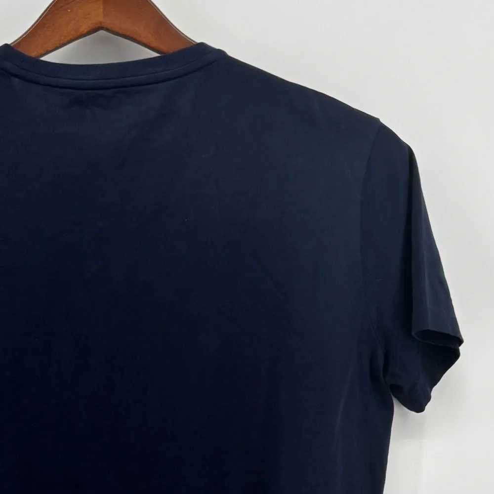 Polo Ralph Lauren Mens Navy Blue‎ Red Pony Short Sleeve T-Shirt Size LG